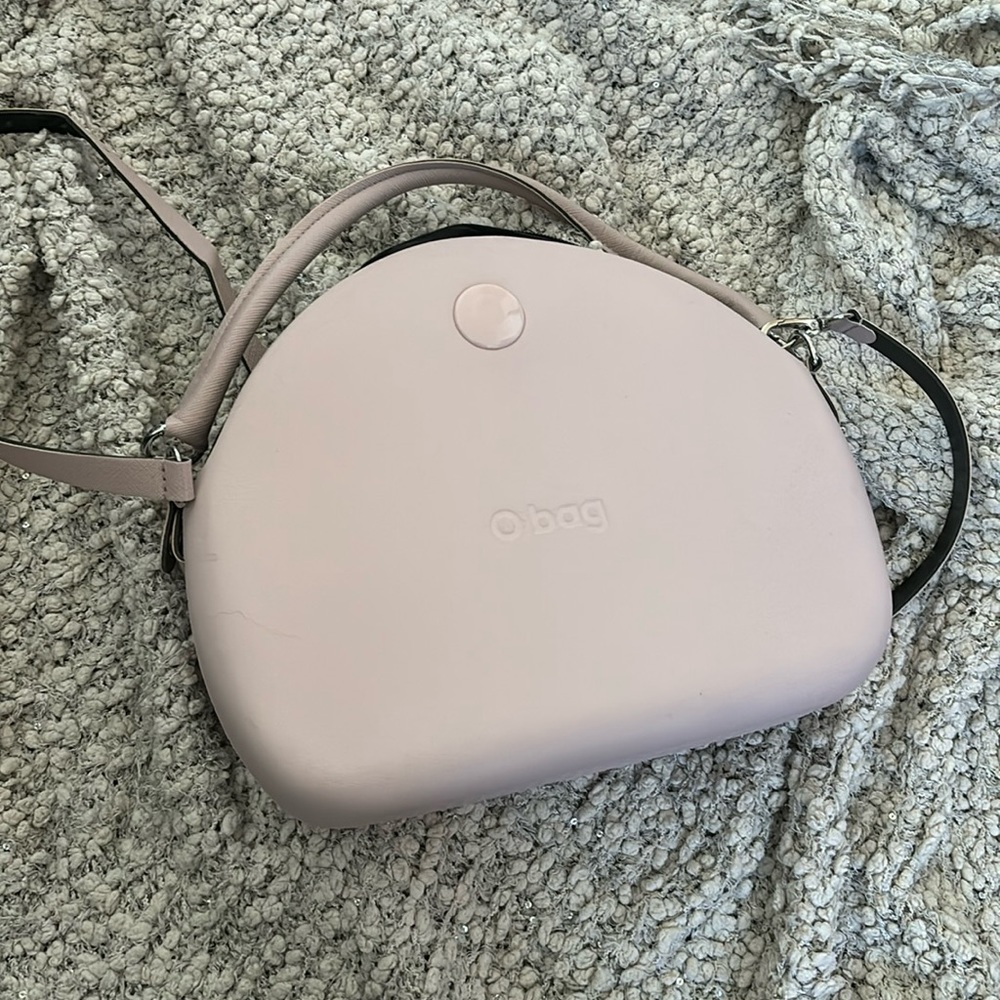 O Bag from Europe. Light pink color.